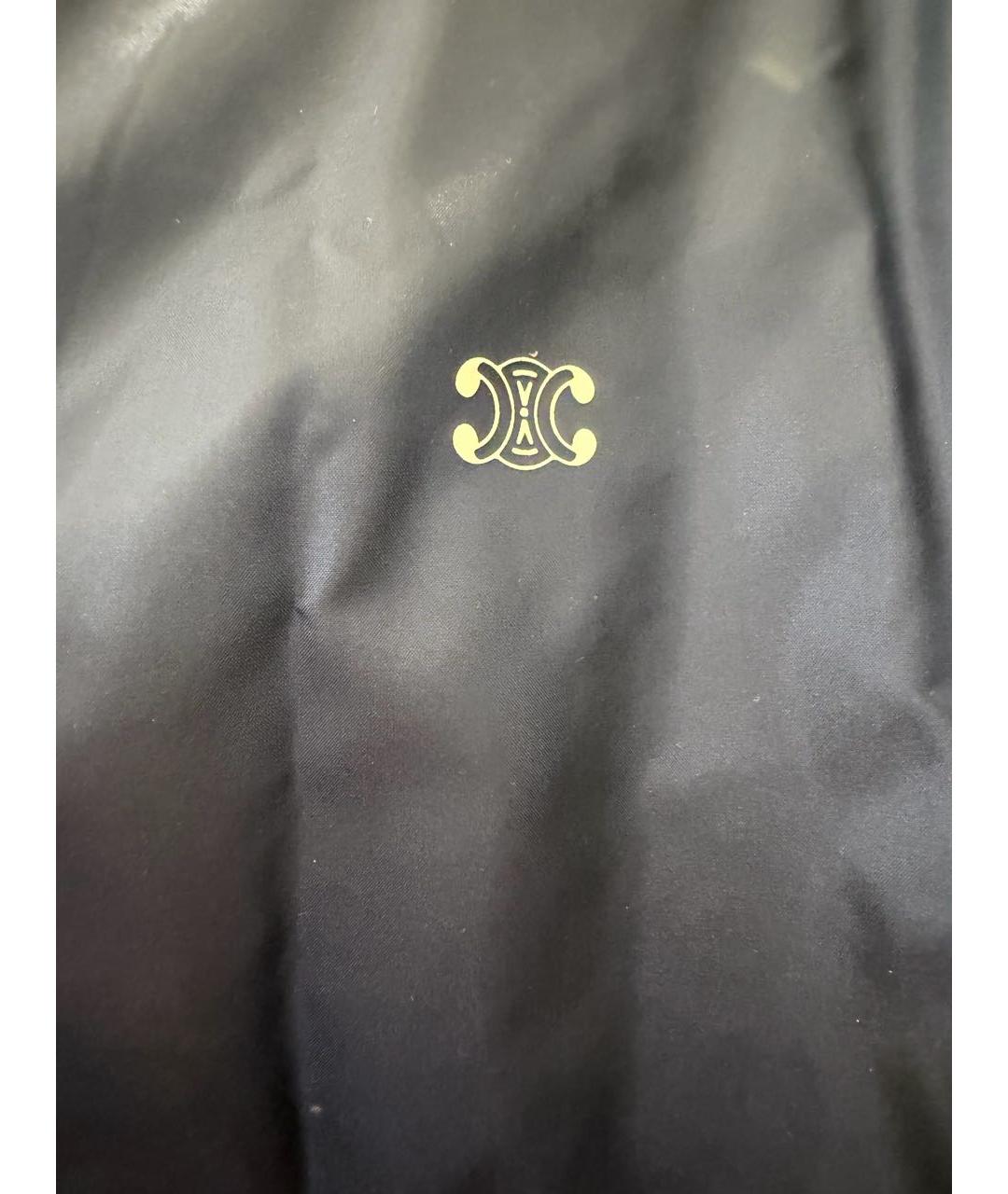 CELINE Синяя полиэстеровая куртка, фото 4