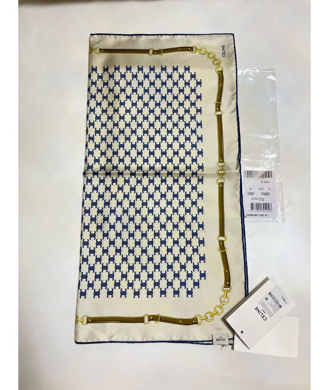 CELINE Мульти шелковый платок, фото 2