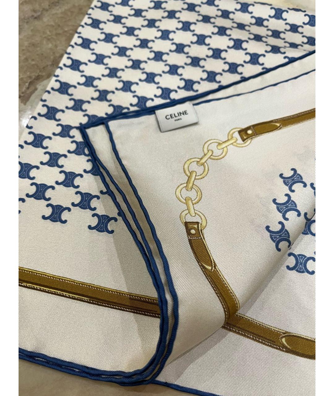 CELINE Мульти шелковый платок, фото 4