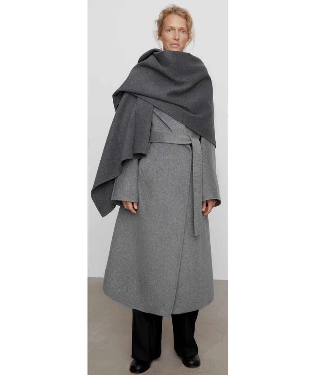 12 STOREEZ Серое шерстяное пальто, фото 2