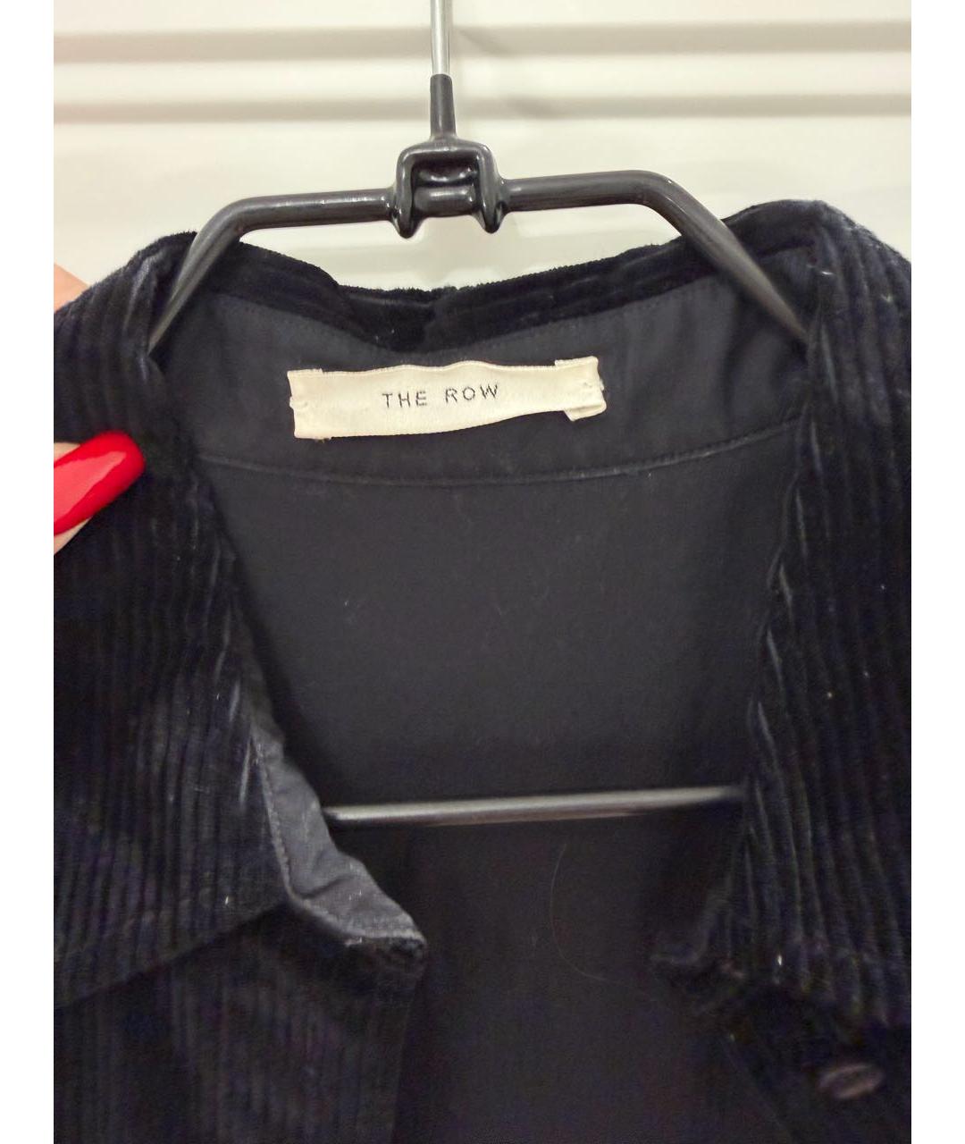 THE ROW Черная хлопковая рубашка, фото 3