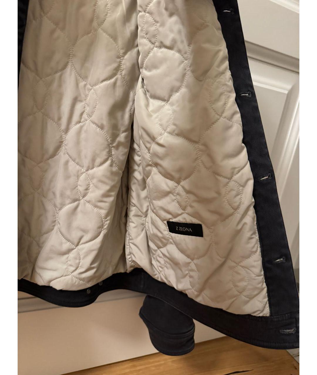 ZZEGNA Серая хлопко-эластановая куртка, фото 6