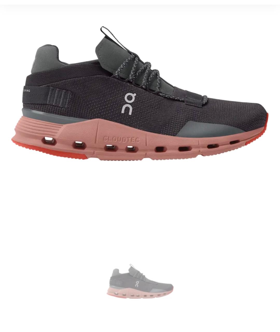 ON Черные текстильные высокие кроссовки / кеды, фото 3