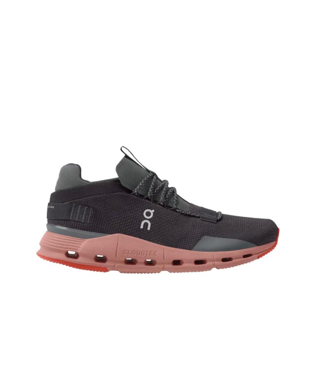 ON Черные текстильные высокие кроссовки / кеды, фото 1