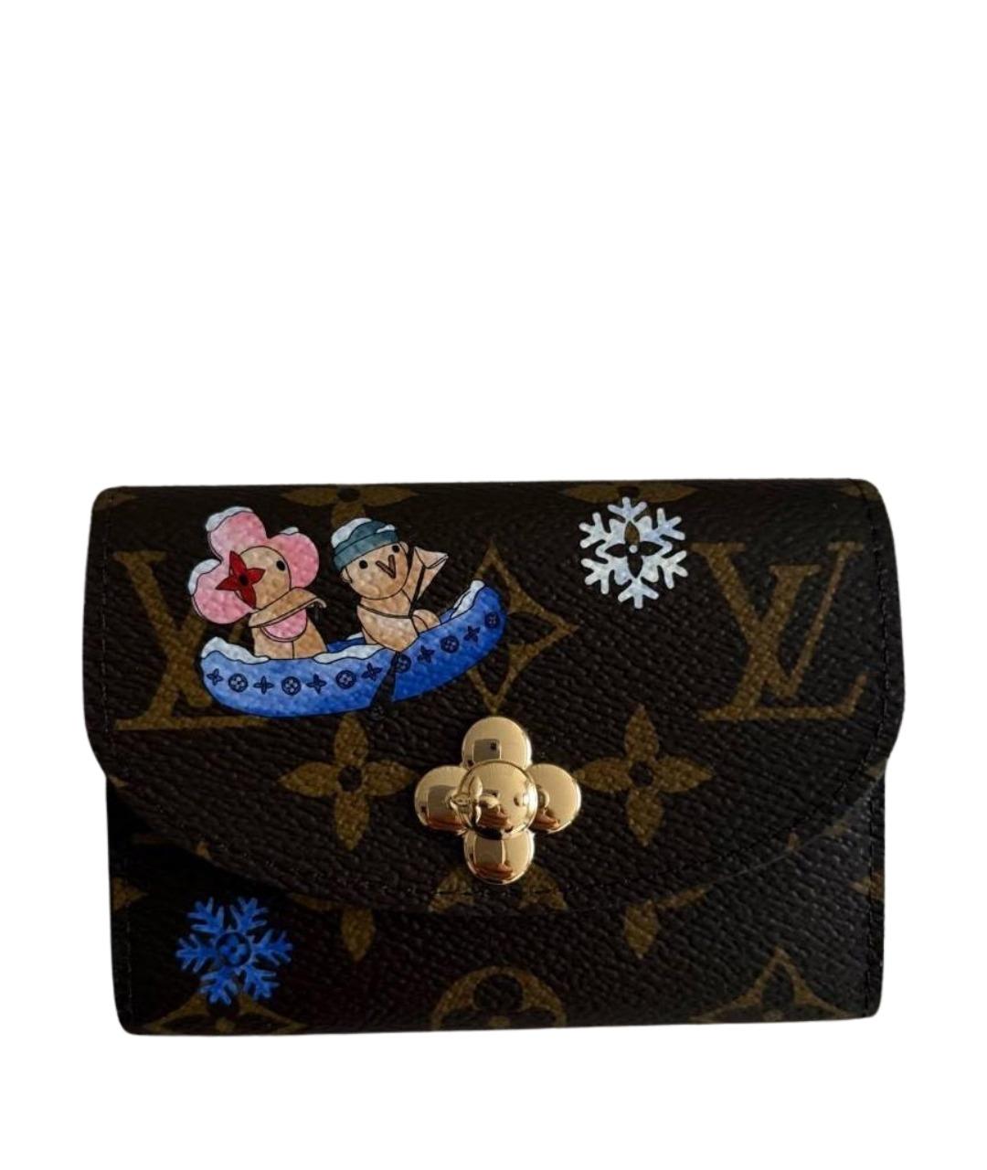 LOUIS VUITTON Коричневый кошелек, фото 1