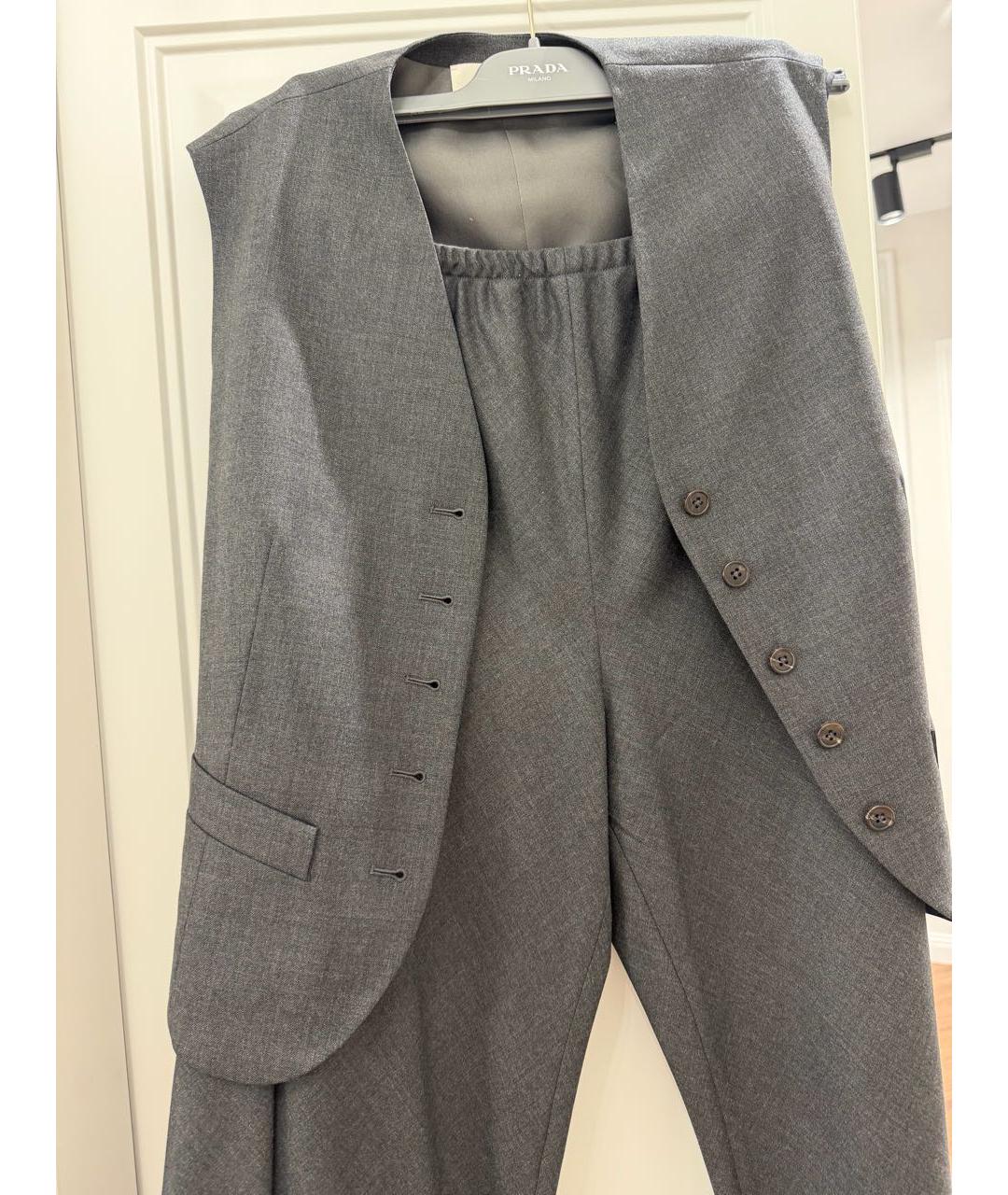 THE ROW Серый шерстяной корсет, фото 4