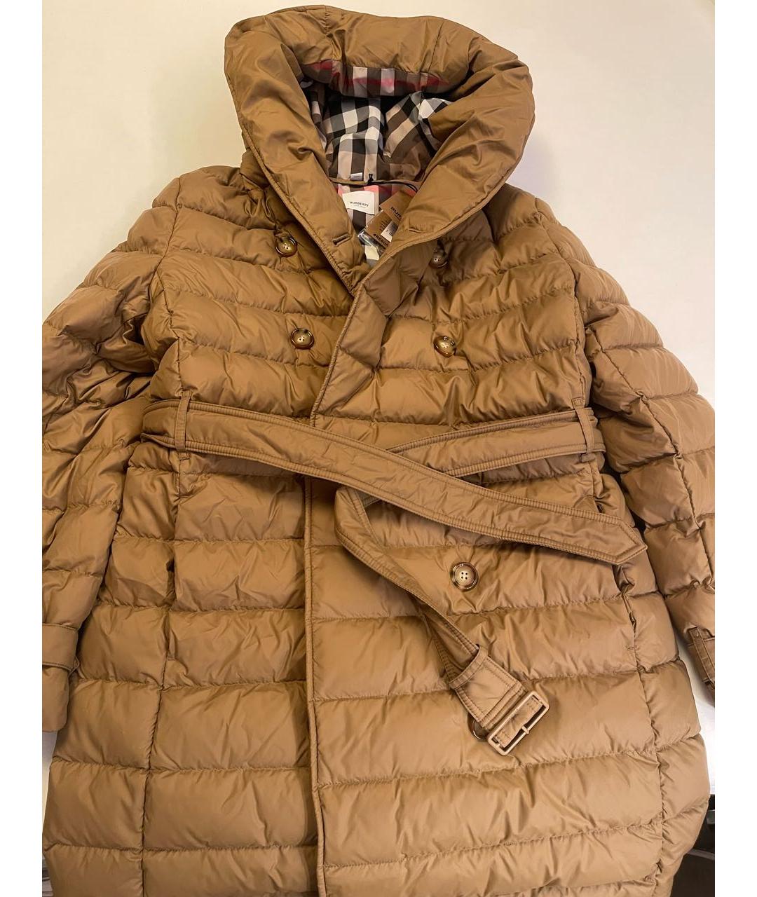 BURBERRY Бежевый пуховик, фото 8