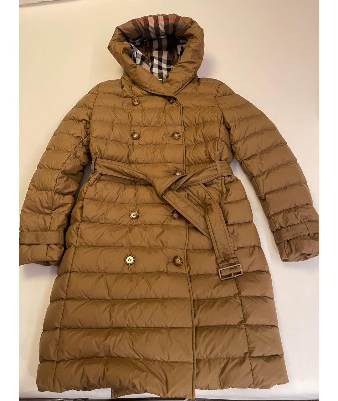 BURBERRY Бежевый пуховик, фото 9