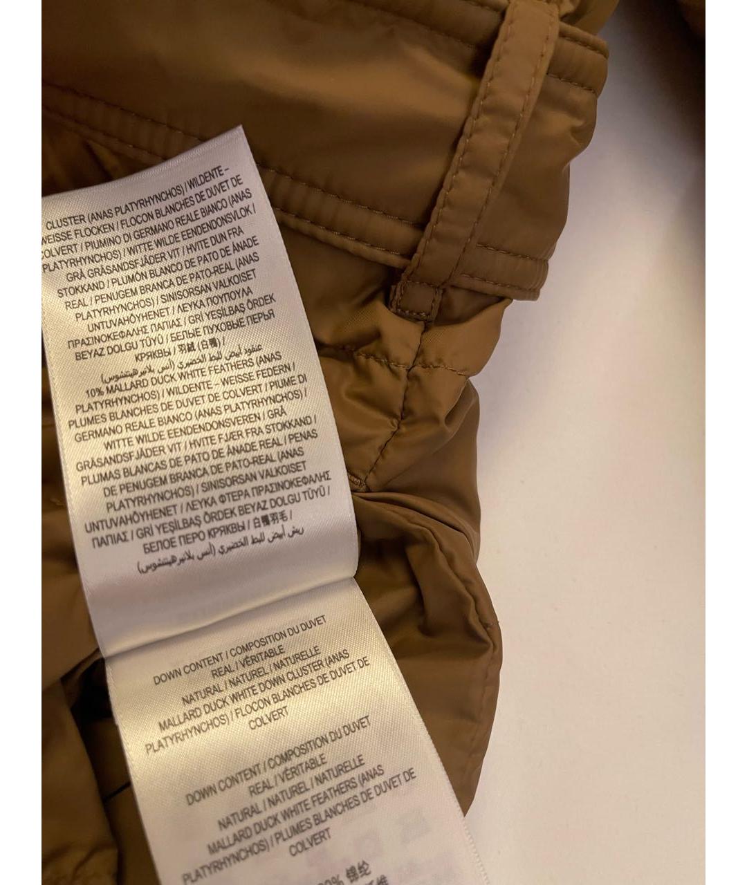 BURBERRY Бежевый пуховик, фото 6