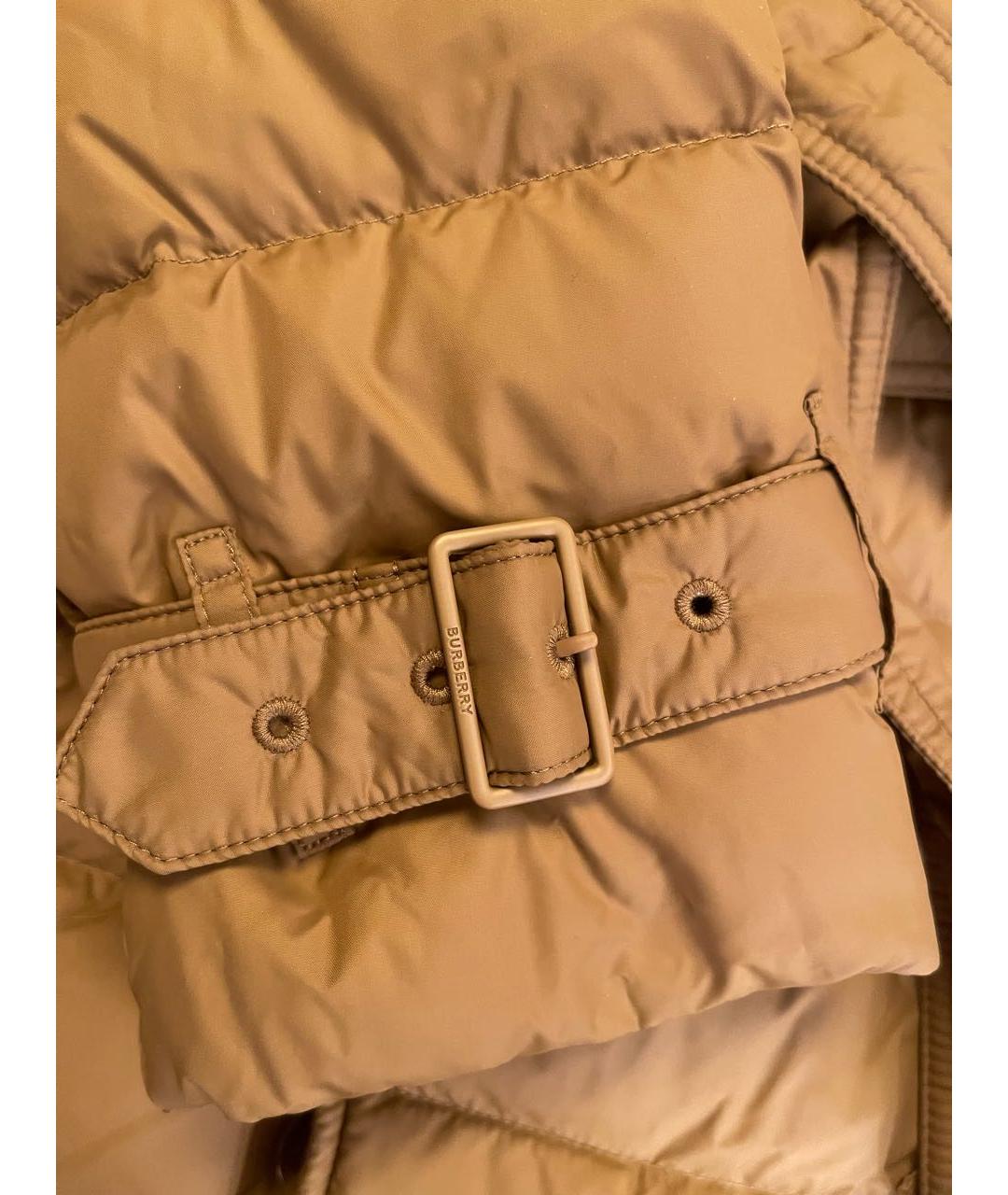 BURBERRY Бежевый пуховик, фото 4