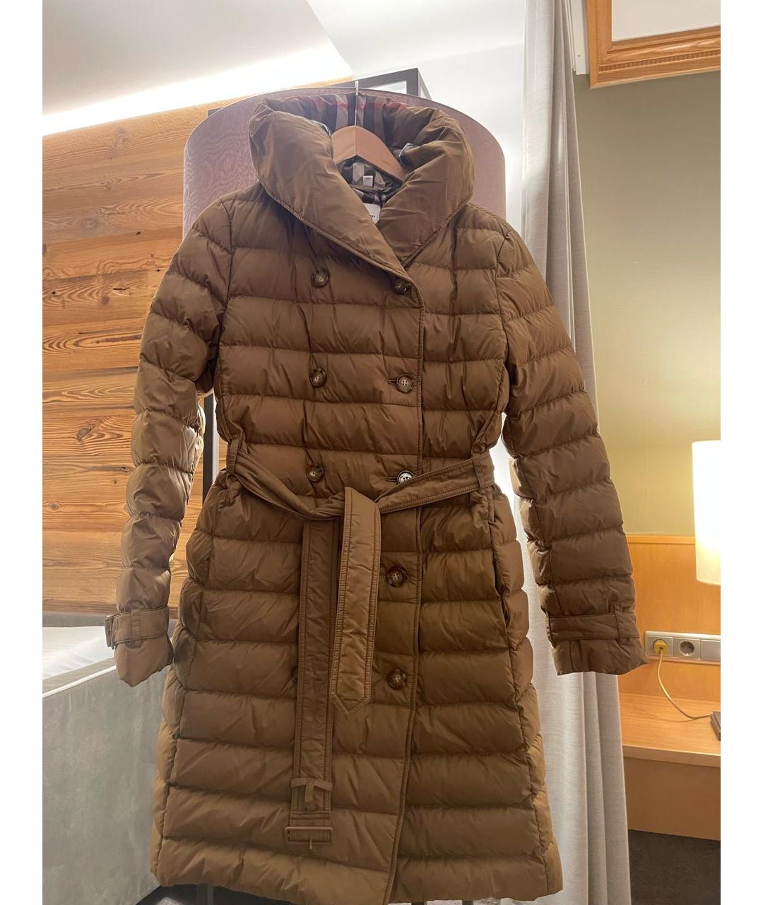 BURBERRY Бежевый пуховик, фото 7