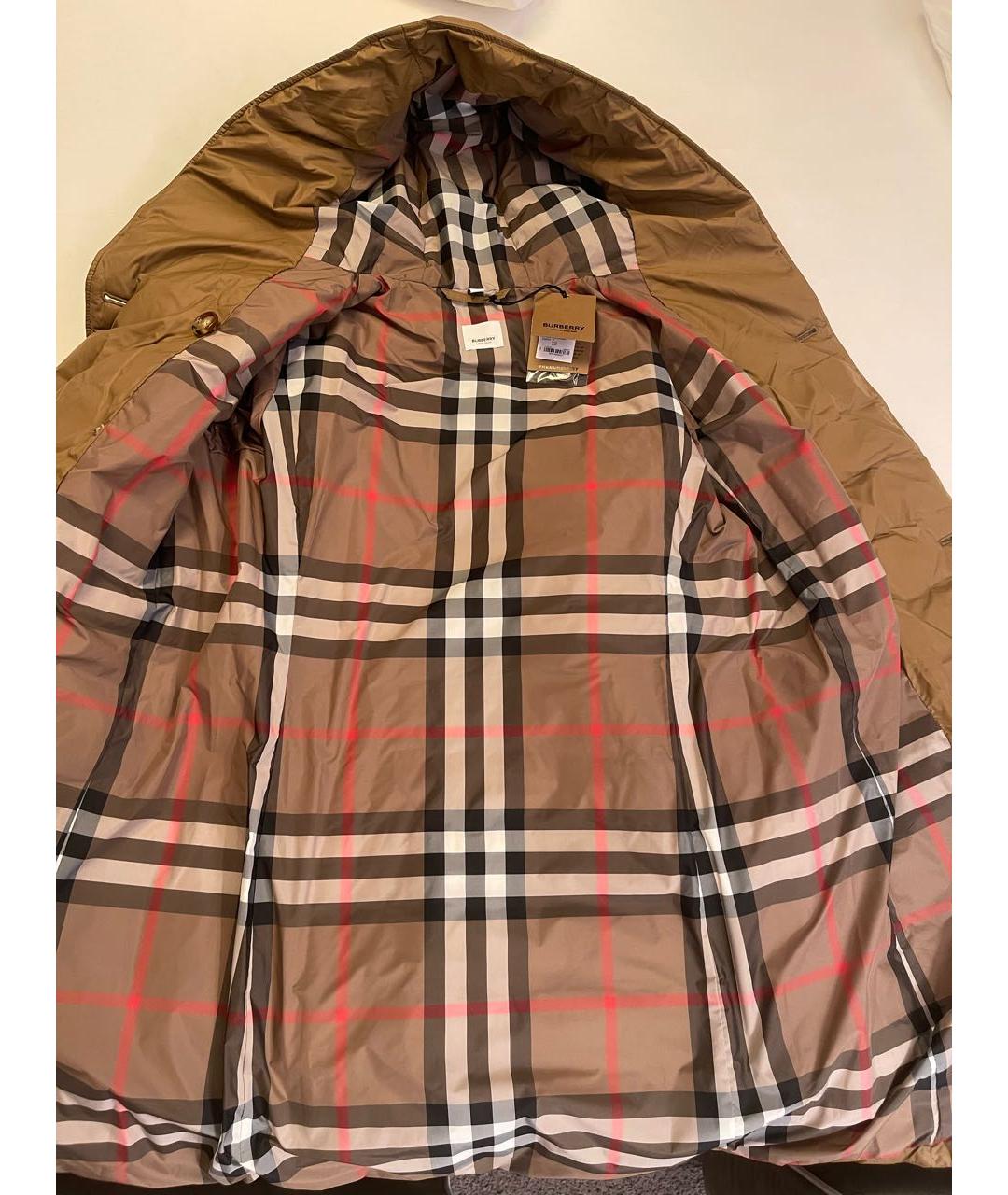 BURBERRY Бежевый пуховик, фото 2