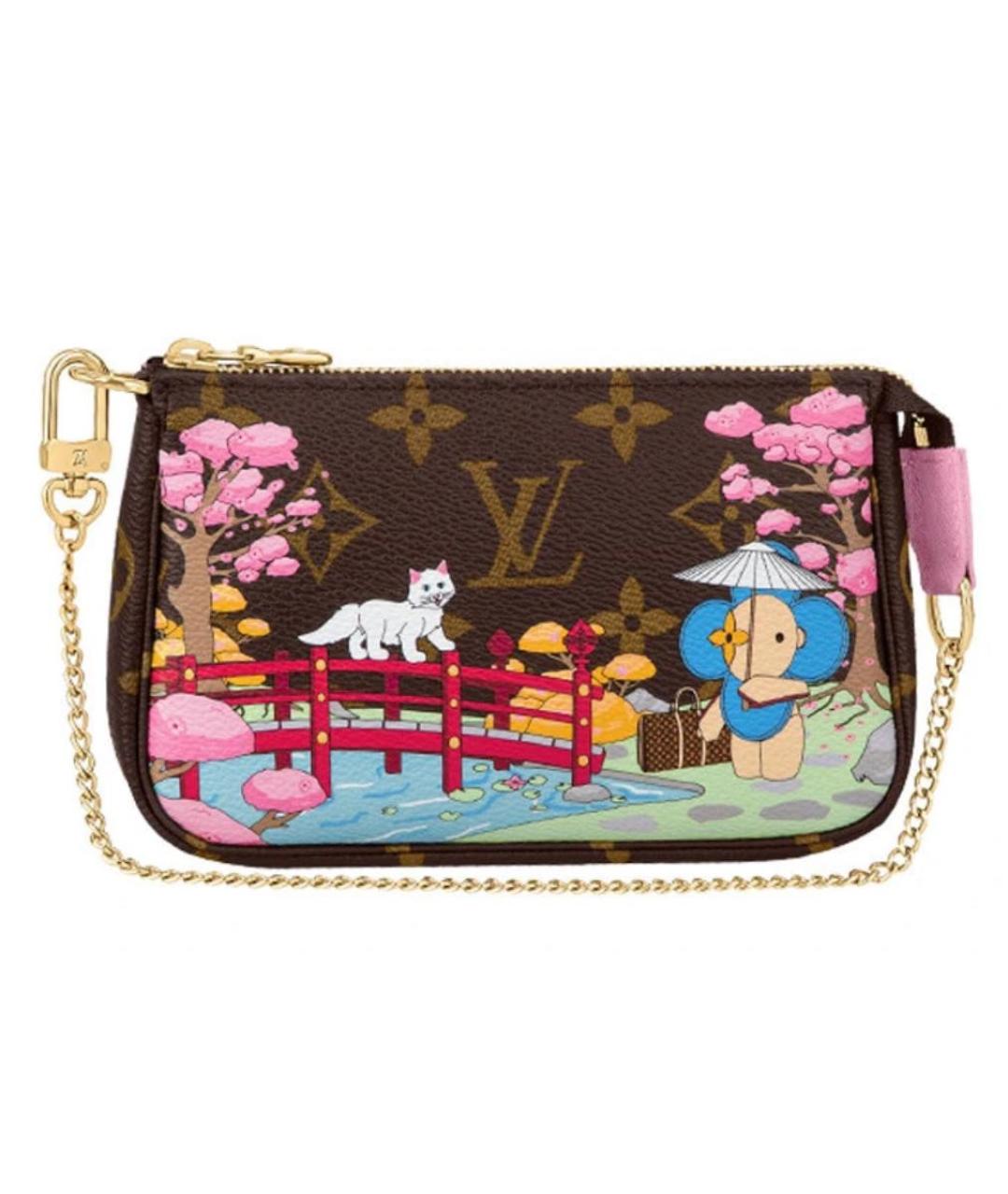 LOUIS VUITTON Коричневая сумка с короткими ручками, фото 1