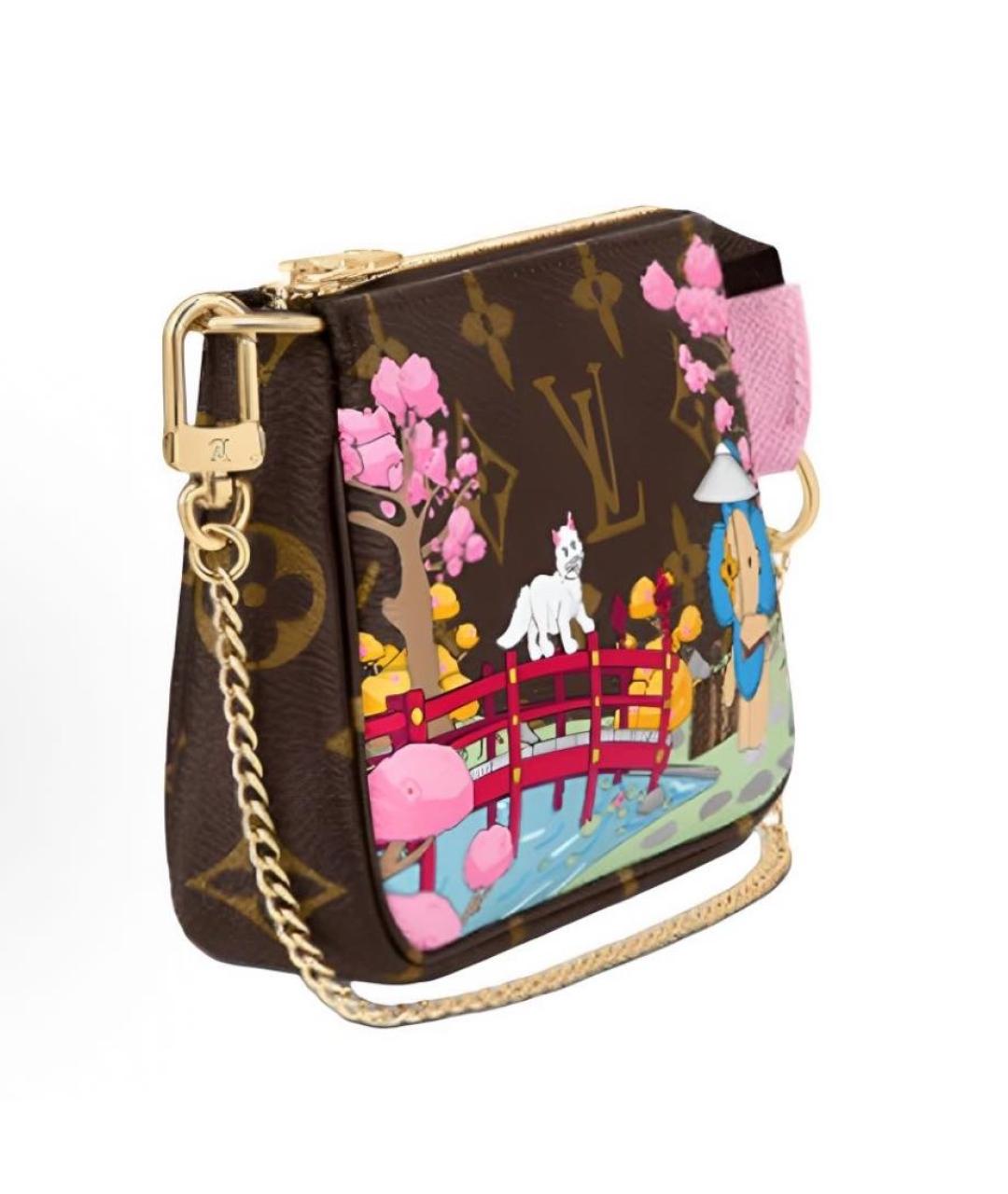 LOUIS VUITTON Коричневая сумка с короткими ручками, фото 2