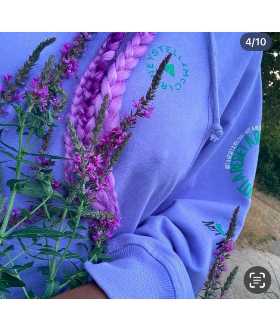 ADIDAS BY STELLA MCCARTNEY Фиолетовый хлопковый спортивные костюмы, фото 6