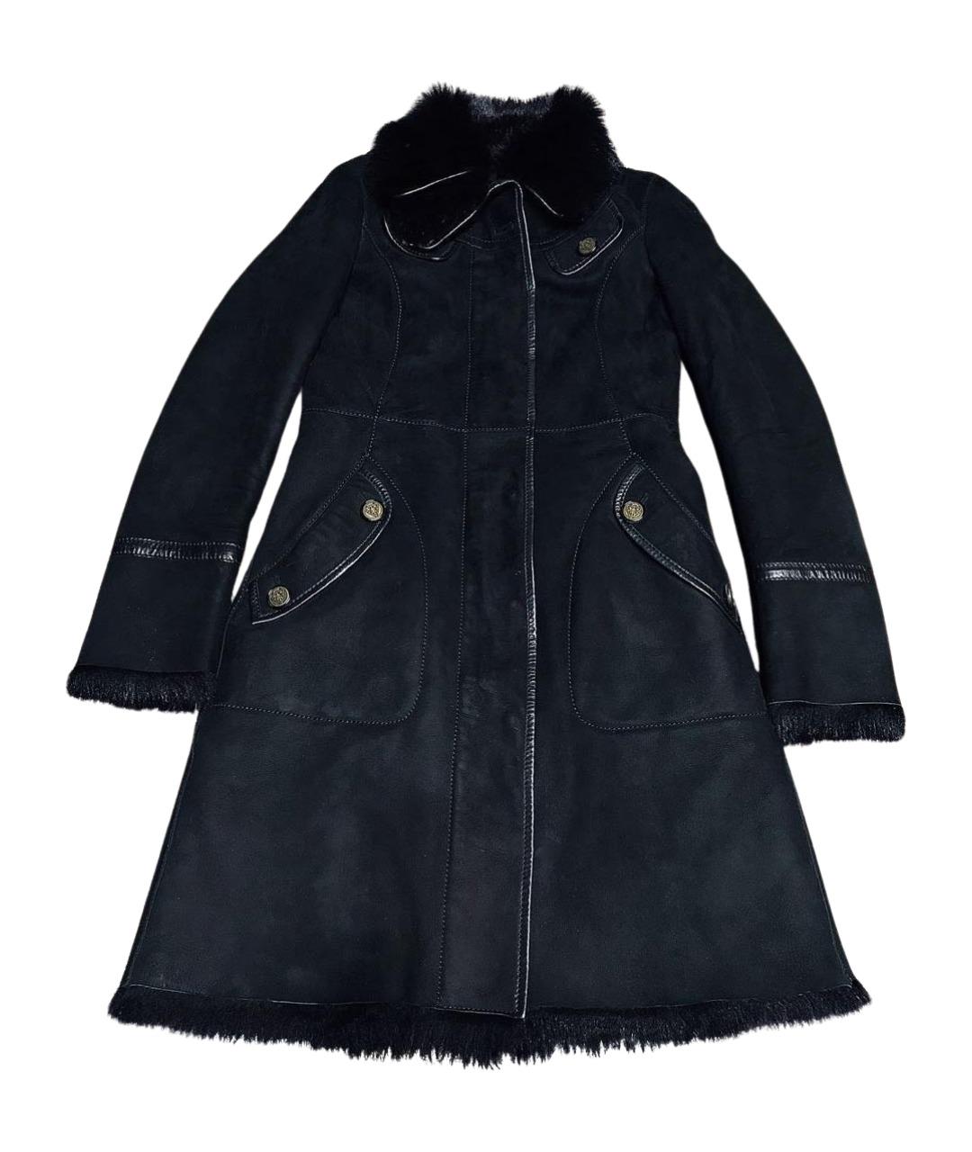 GUCCI Черная кожаная дубленка, фото 1