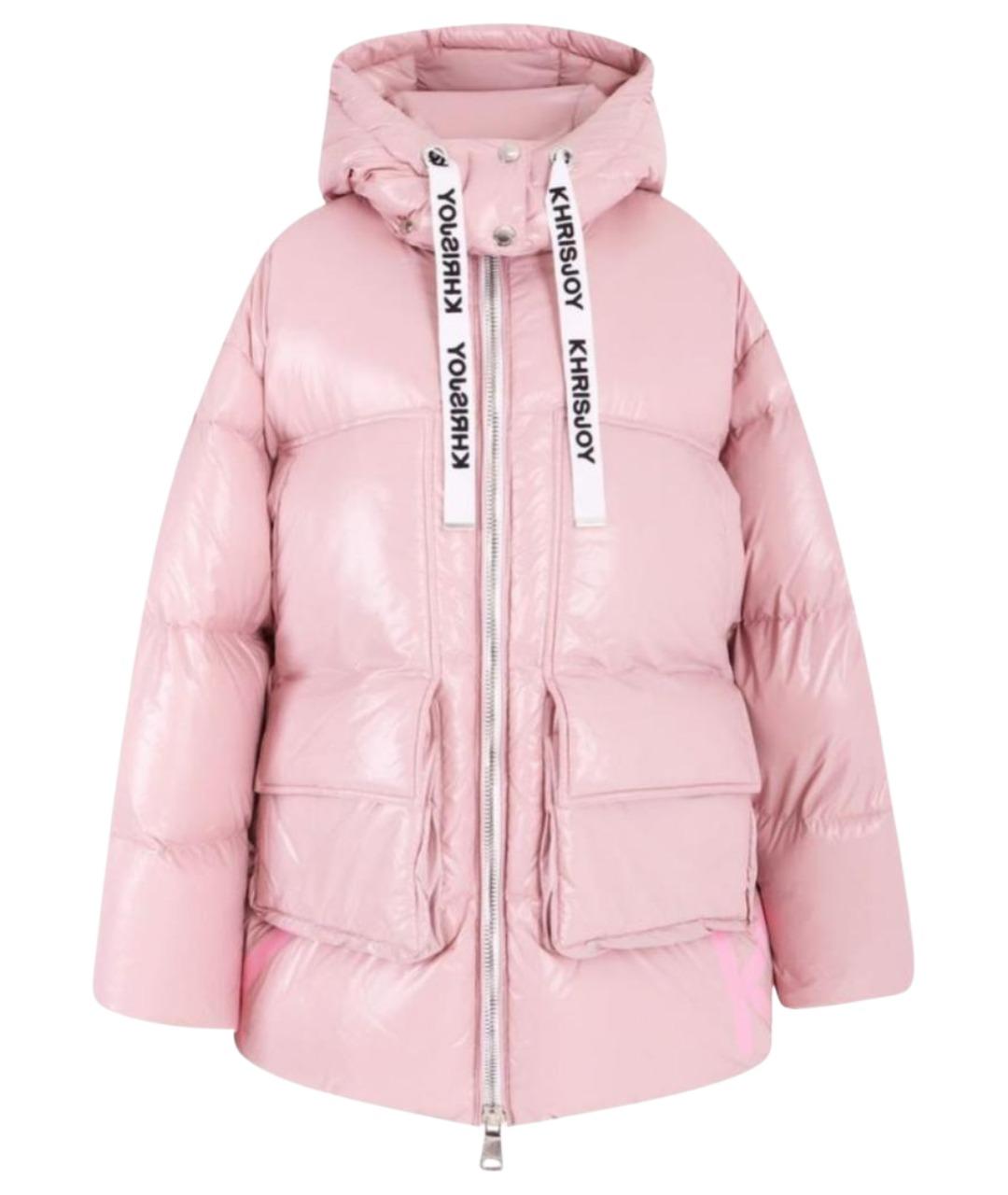 KHRISJOY Розовый полиэстеровый пуховик, фото 1