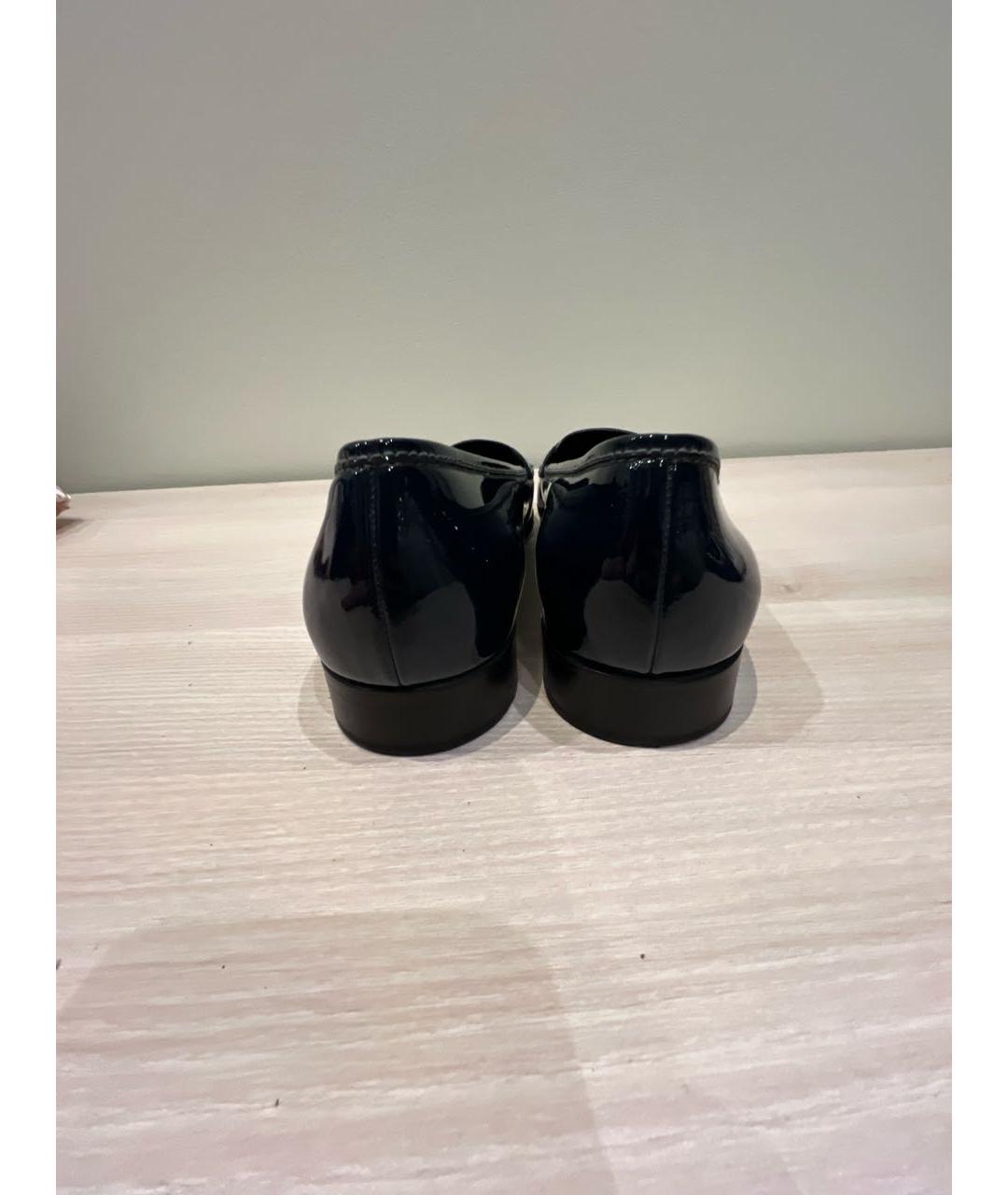 PRADA Черные лоферы из лакированной кожи, фото 4