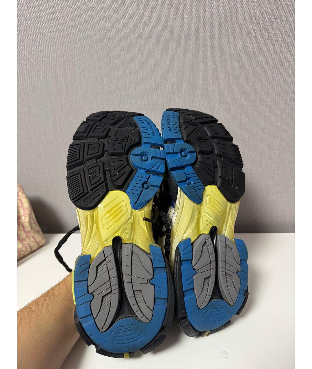 BALENCIAGA Мульти текстильные низкие кроссовки / кеды, фото 5