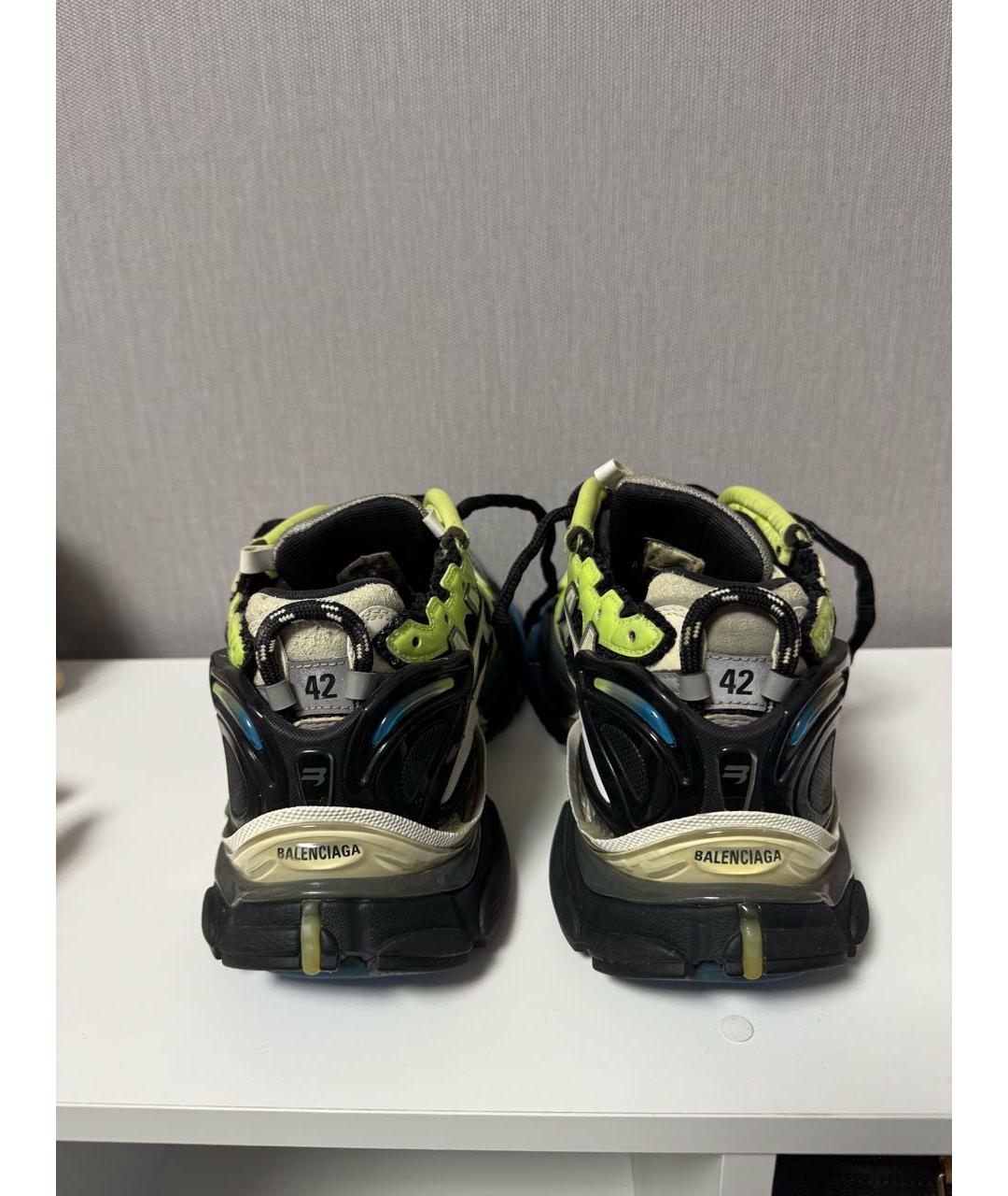 BALENCIAGA Мульти текстильные низкие кроссовки / кеды, фото 4