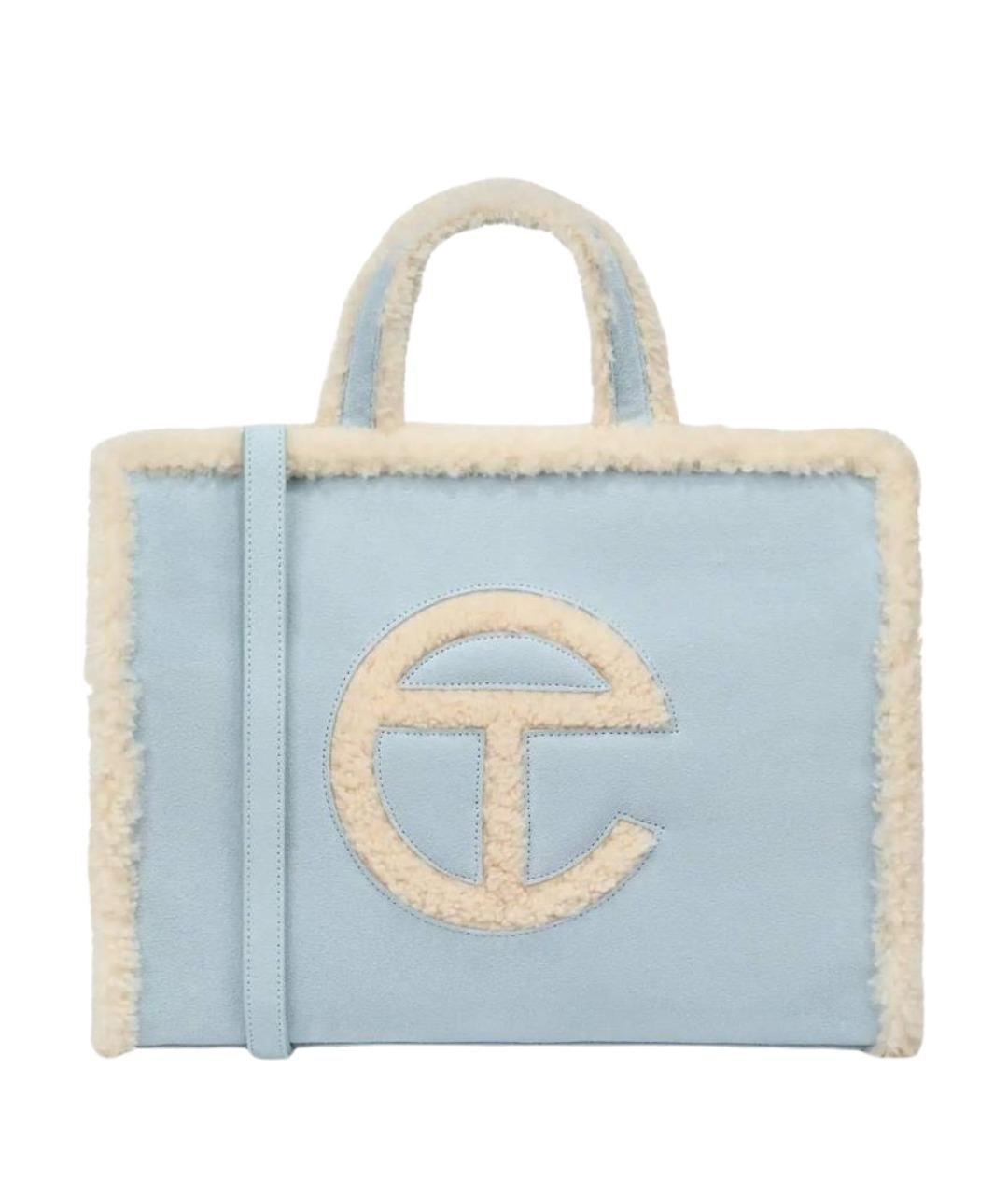 UGG AUSTRALIA Голубая замшевая сумка тоут, фото 1