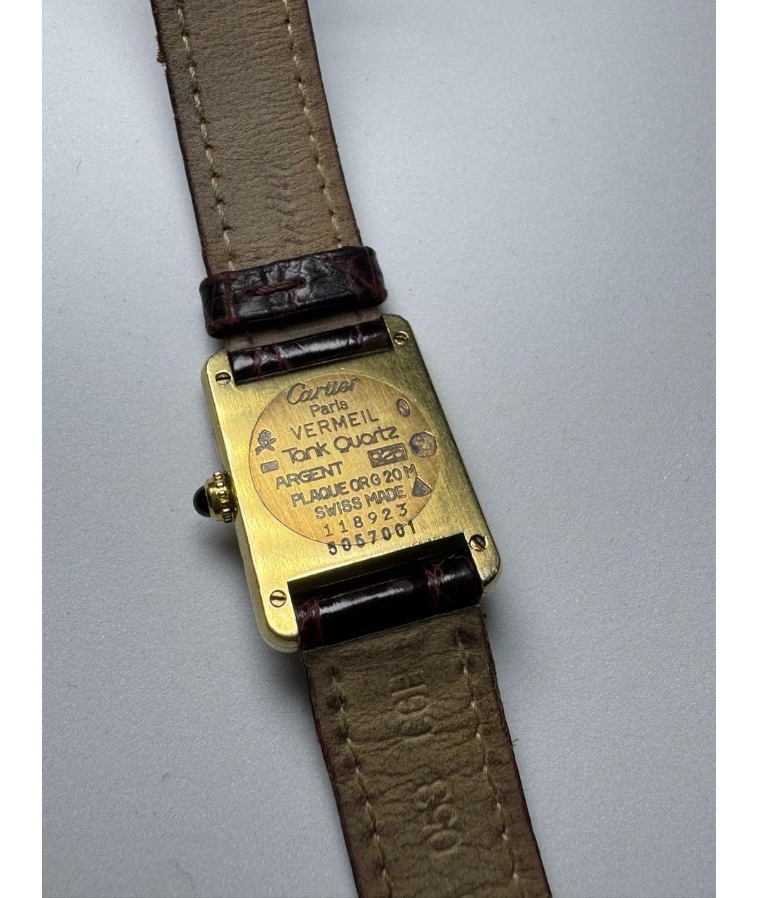 CARTIER Бордовые часы, фото 3