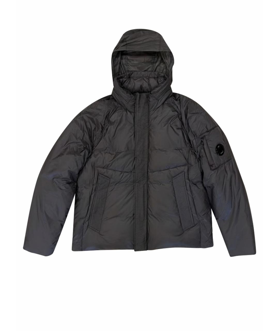 CP COMPANY Серый полиэстеровый пуховик, фото 1