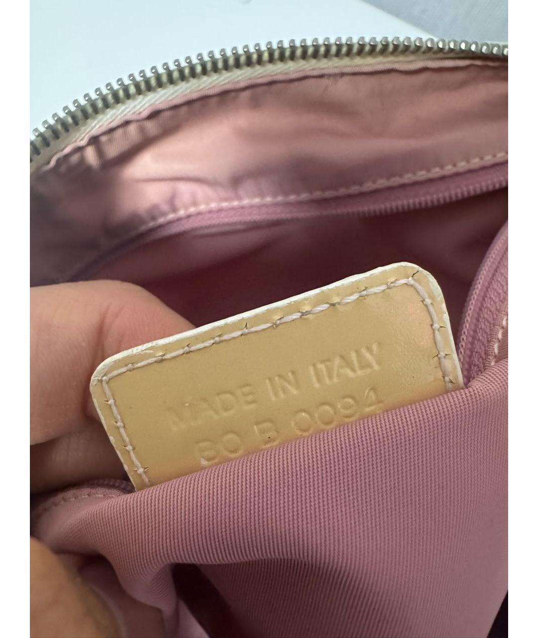 CHRISTIAN DIOR Розовая сумка с короткими ручками, фото 5