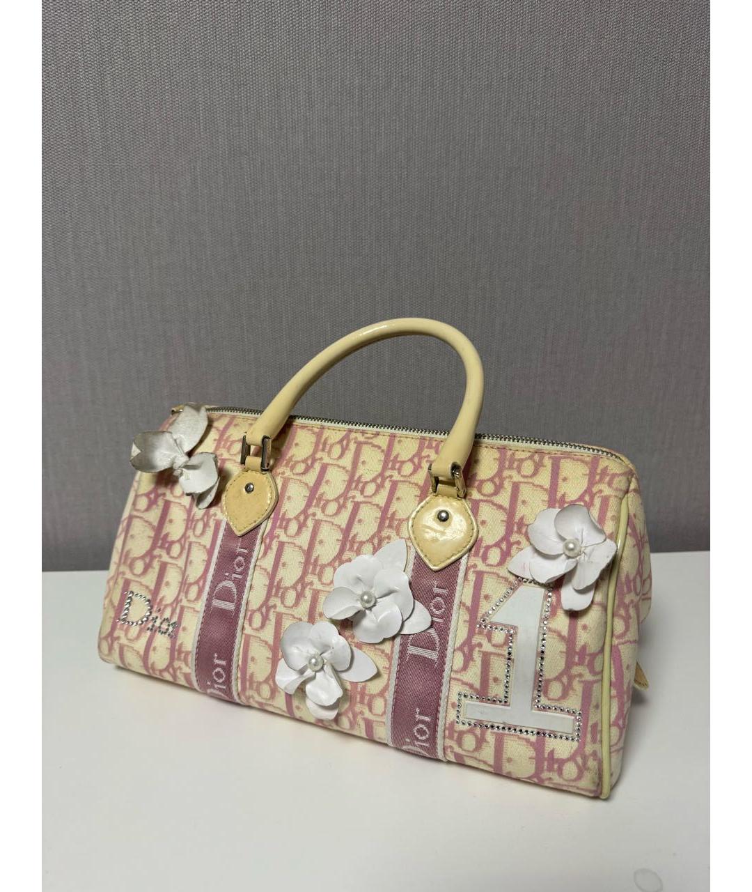 CHRISTIAN DIOR Розовая сумка с короткими ручками, фото 2