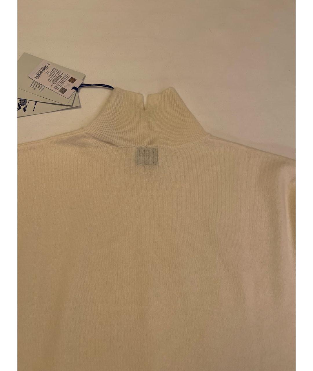 BURBERRY Бежевый кашемировый джемпер / свитер, фото 2