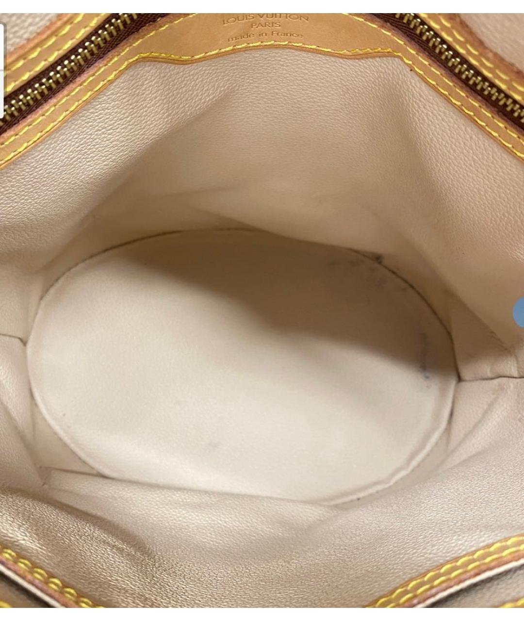 LOUIS VUITTON Коричневая сумка с короткими ручками, фото 7