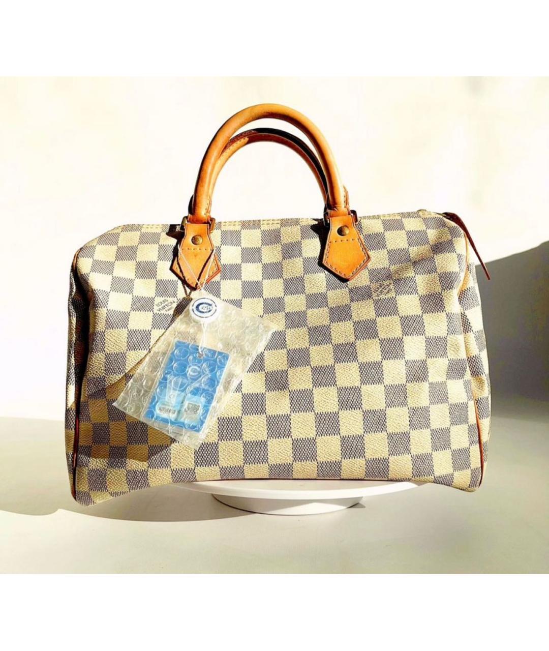 LOUIS VUITTON Белая сумка с короткими ручками, фото 7