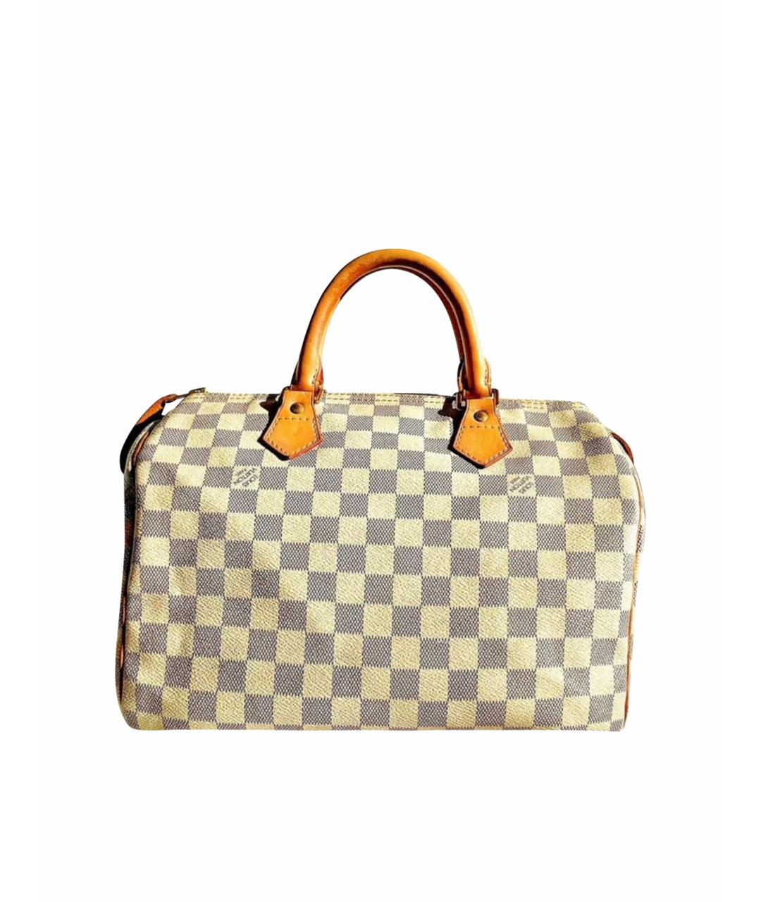 LOUIS VUITTON Белая сумка с короткими ручками, фото 1