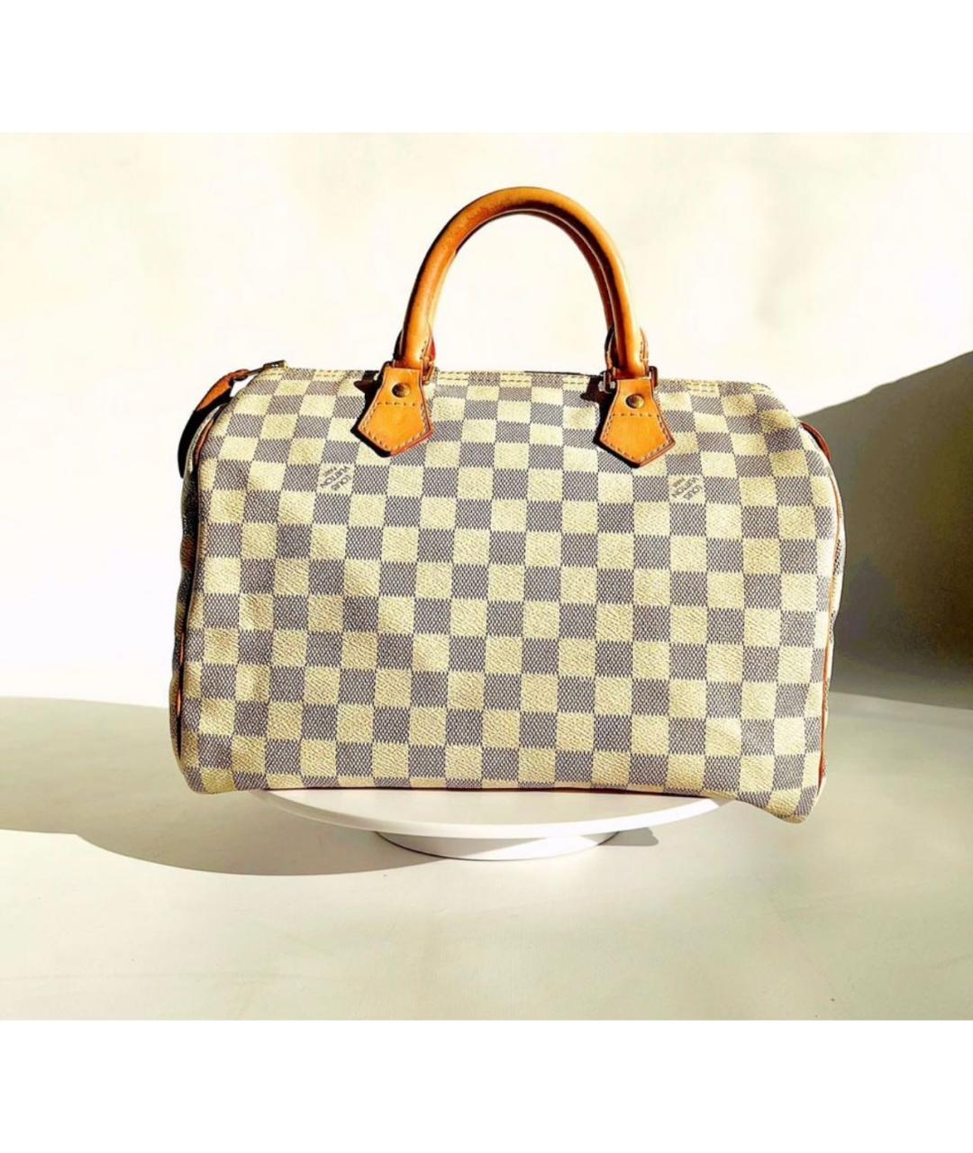 LOUIS VUITTON Белая сумка с короткими ручками, фото 3