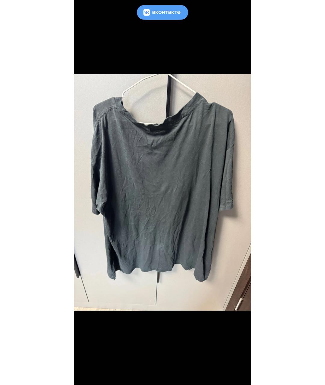 Enfants Riches Déprimés Темно-синяя хлопковая футболка, фото 2