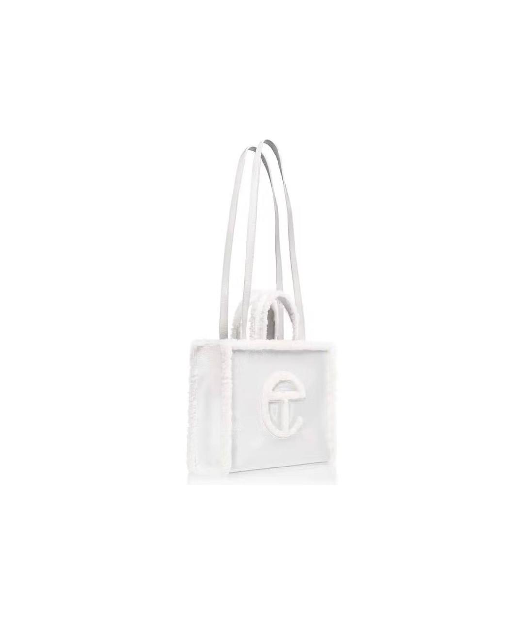 UGG AUSTRALIA Белая кожаная сумка тоут, фото 2