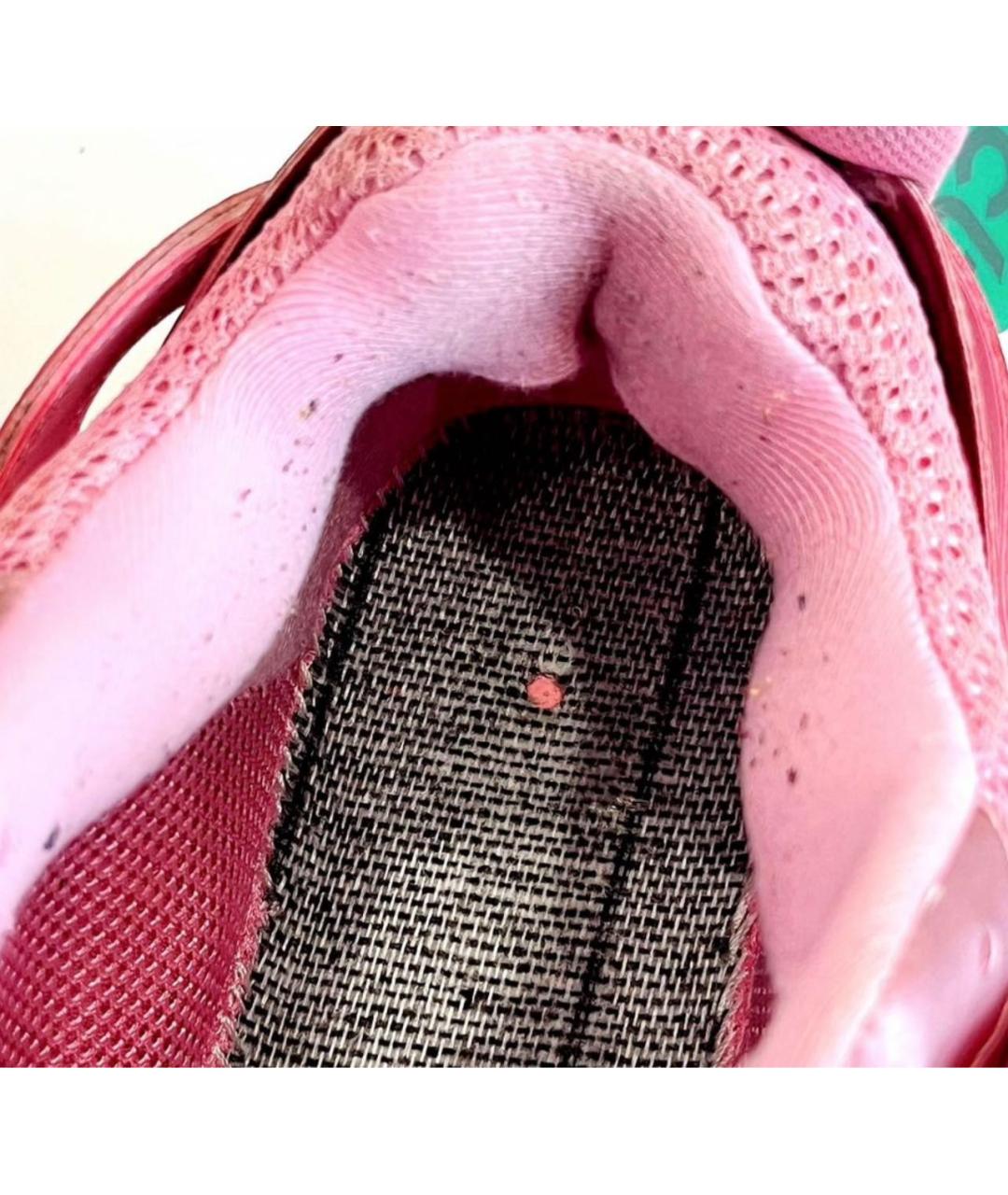 BALENCIAGA Розовые кожаные кроссовки, фото 4