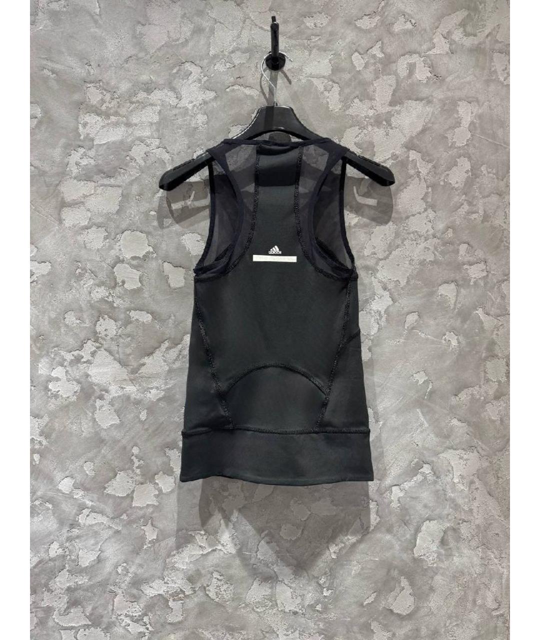 ADIDAS BY STELLA MCCARTNEY Черная полиамидовая майка, фото 2