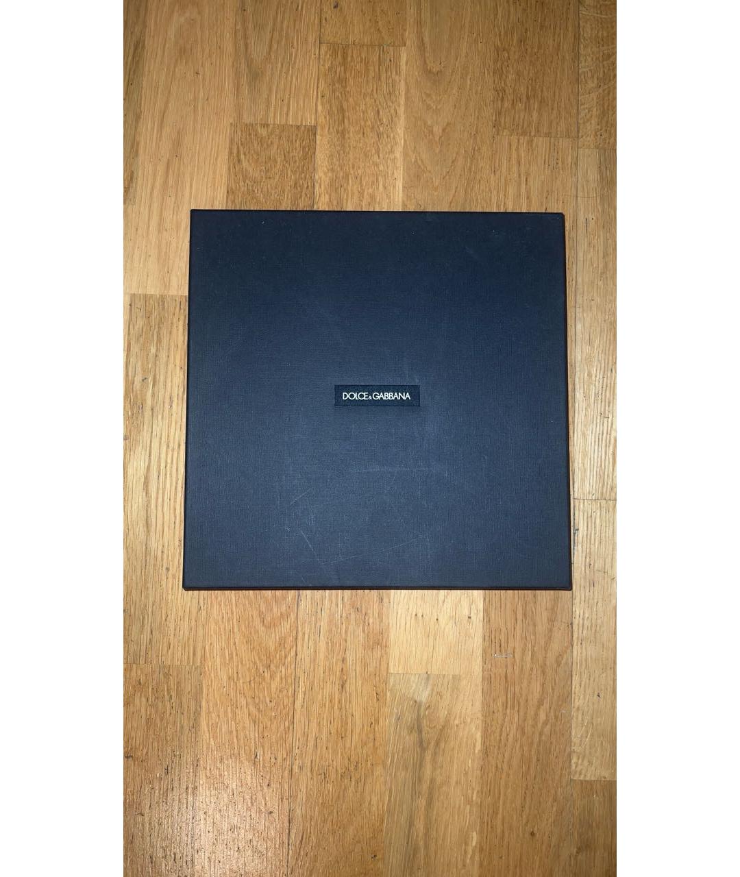 DOLCE&GABBANA Желтый шелковый платок, фото 5