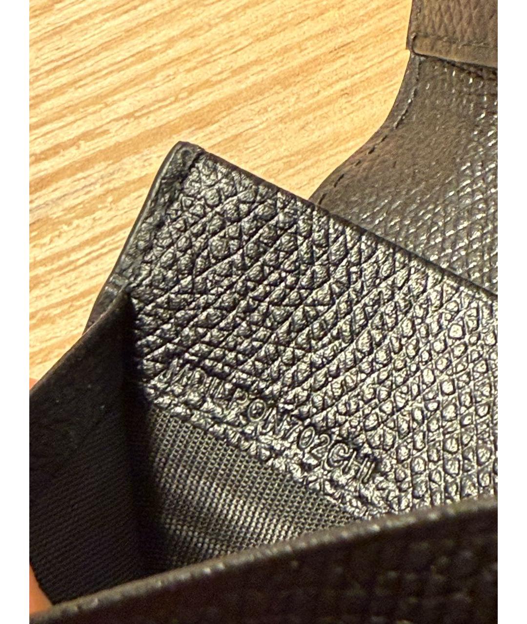 BURBERRY Черный кожаный кардхолдер, фото 5