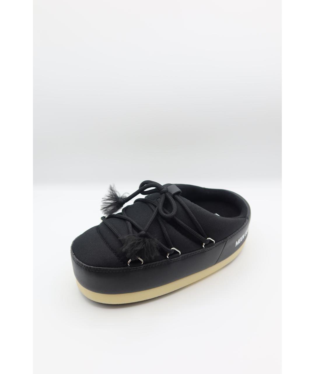 MOON BOOT Черные текстильные ботинки, фото 2