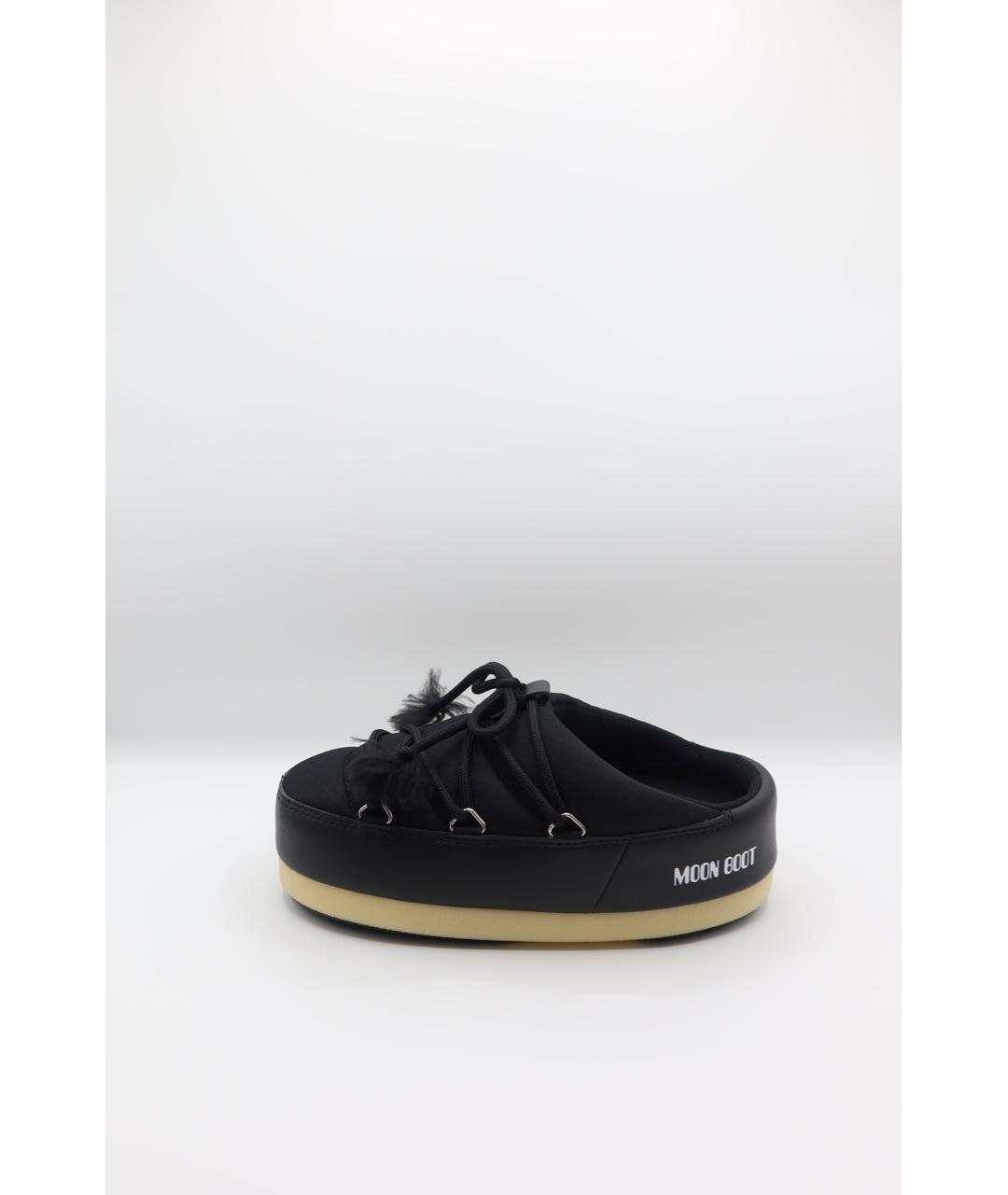 MOON BOOT Черные текстильные ботинки, фото 9