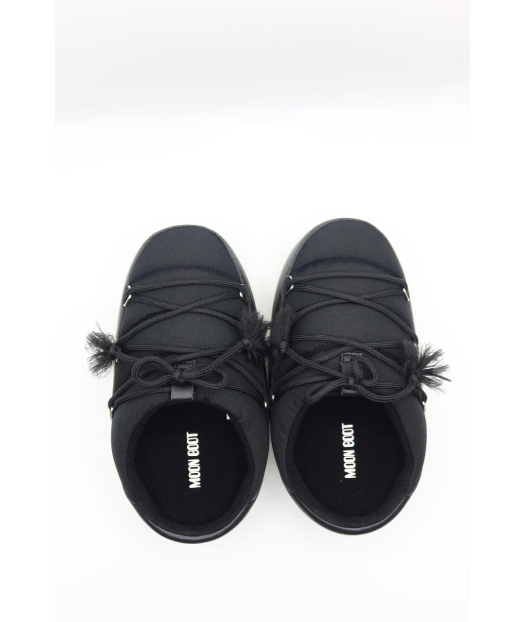 MOON BOOT Черные текстильные ботинки, фото 8