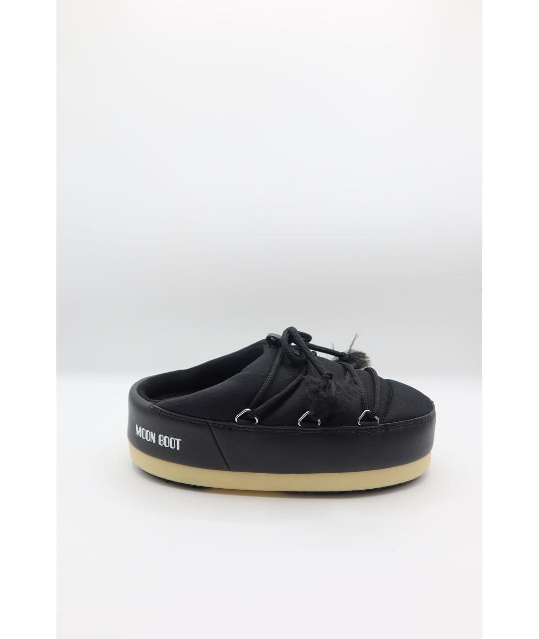 MOON BOOT Черные текстильные ботинки, фото 5