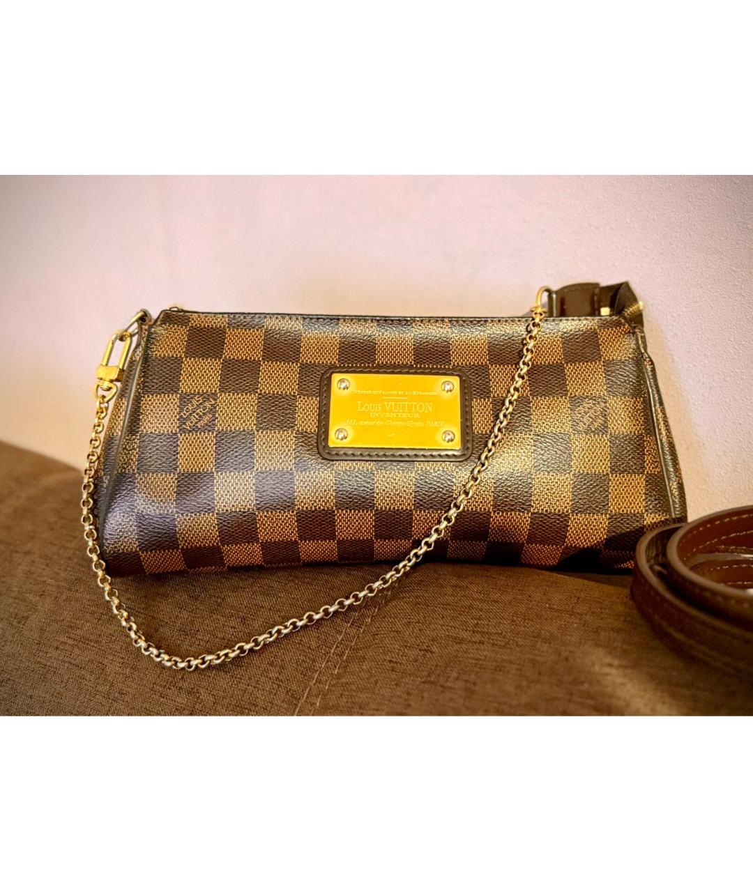 LOUIS VUITTON Коричневая сумка через плечо, фото 9