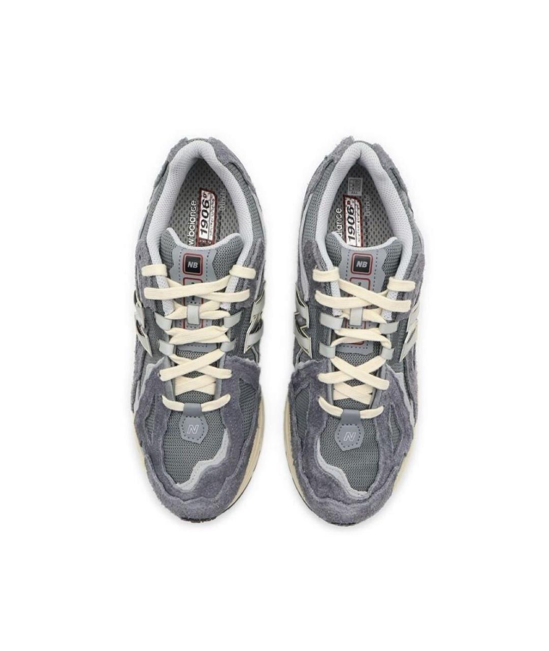 NEW BALANCE Серые замшевые кроссовки, фото 6