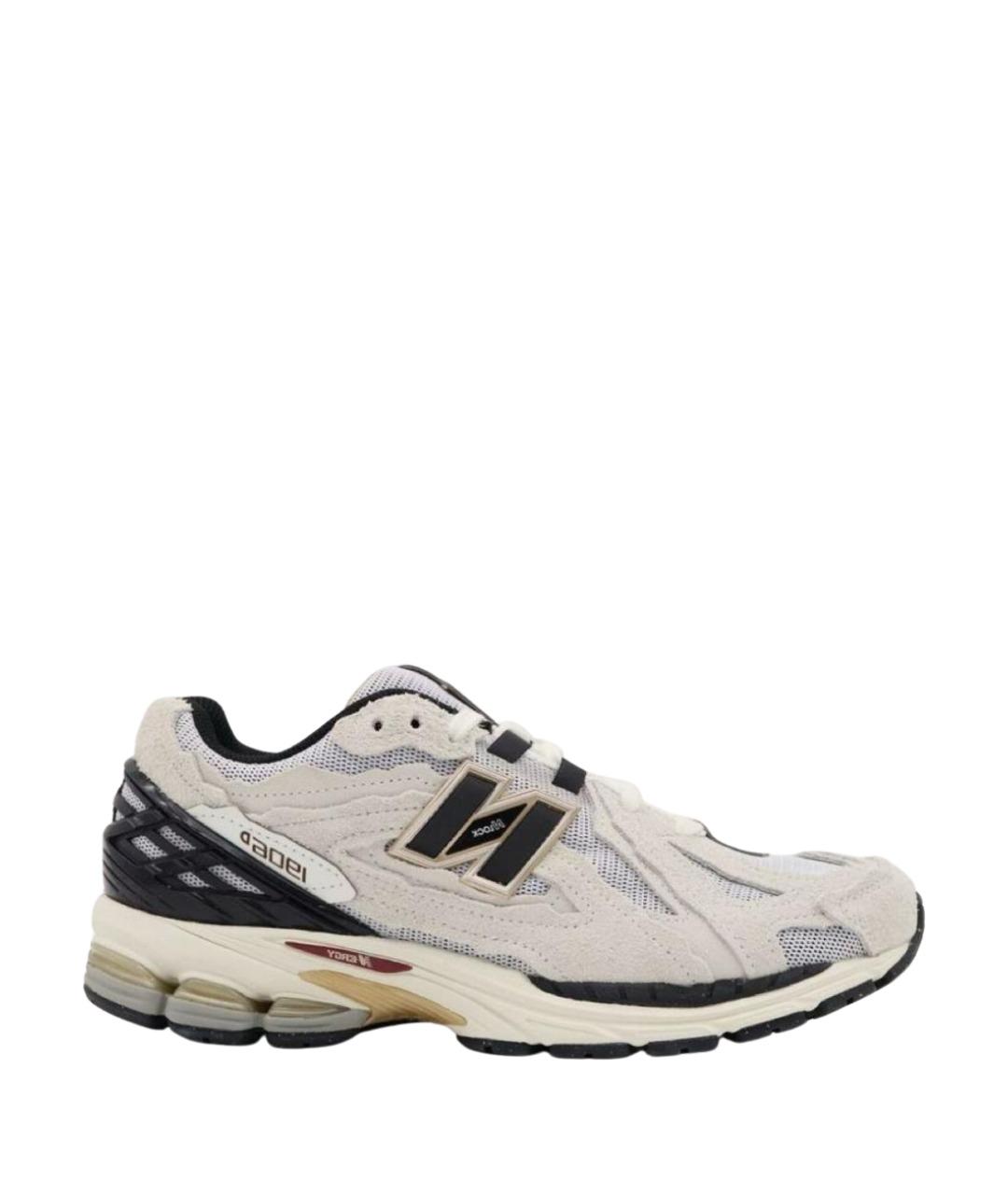 NEW BALANCE Бежевые замшевые низкие кроссовки / кеды, фото 1