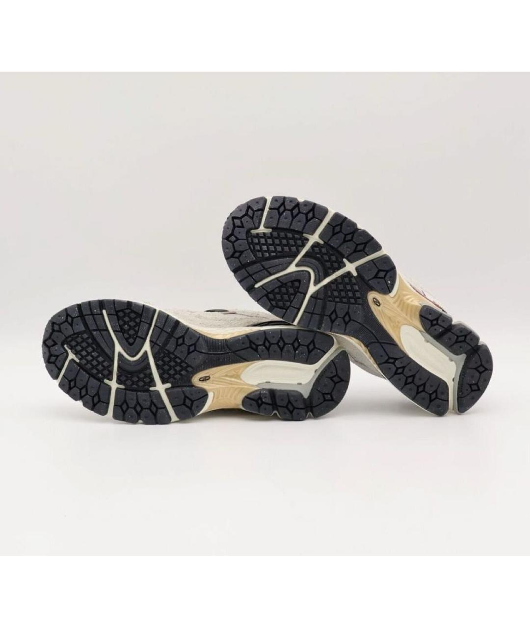 NEW BALANCE Бежевые замшевые низкие кроссовки / кеды, фото 7