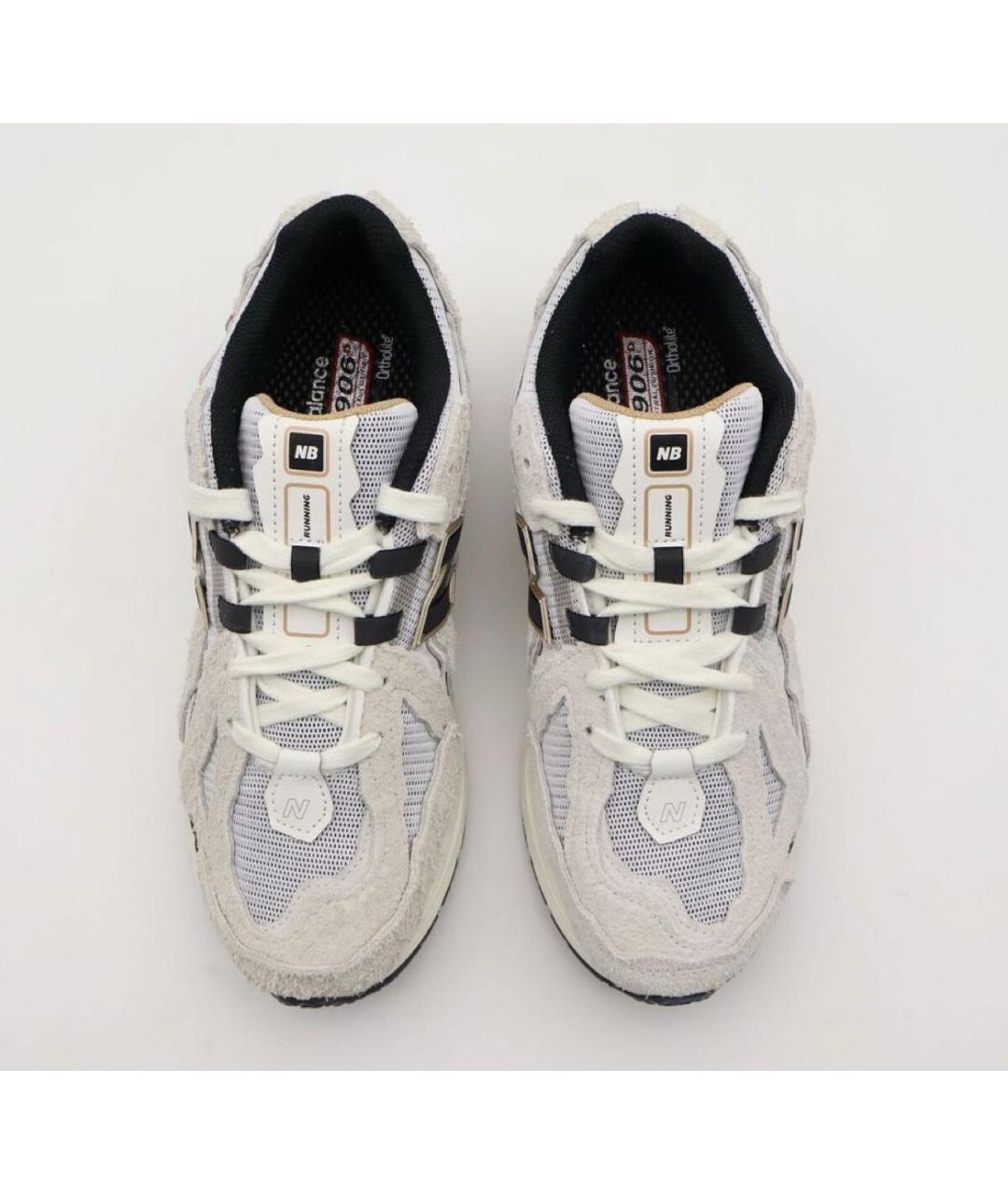 NEW BALANCE Бежевые замшевые низкие кроссовки / кеды, фото 6