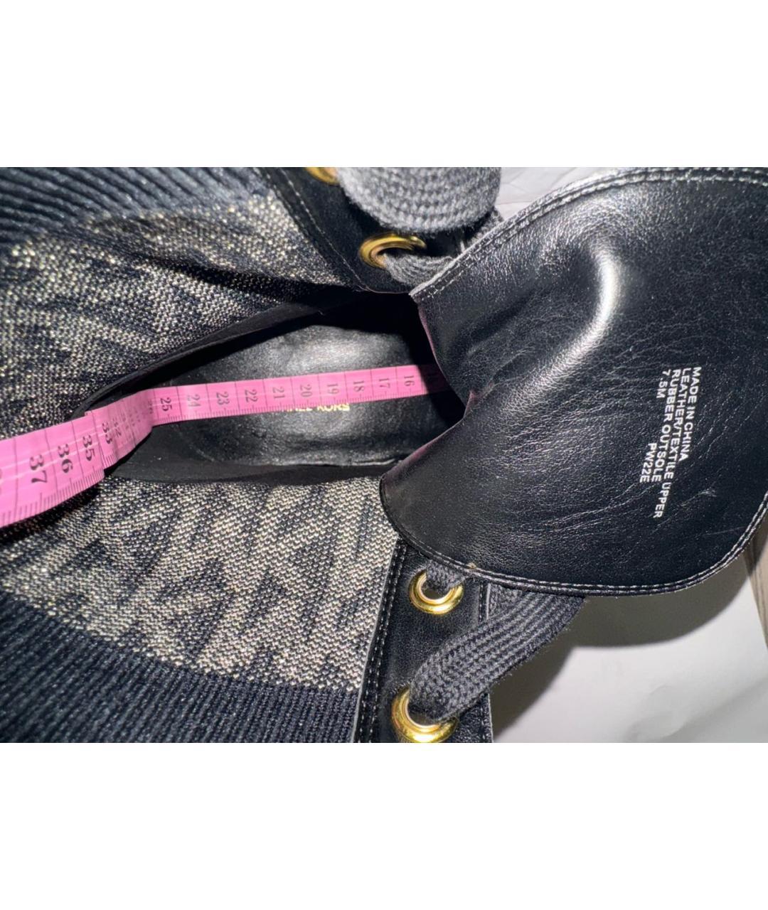 MICHAEL MICHAEL KORS Черные ботинки, фото 5